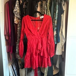 Hello Molly mini red dress